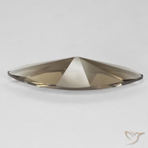 Quartzo Fumê Medium Light-Brown Natural 6.36ct, Marquesa, VVS
