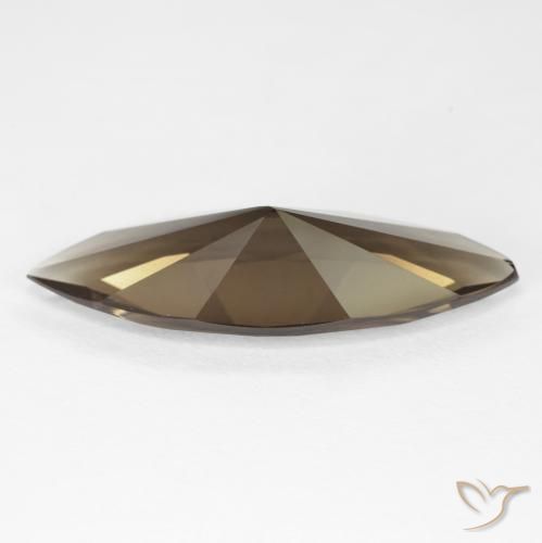 Quartzo Fumê Medium Light-Brown Natural 6.35ct, Marquesa, VVS