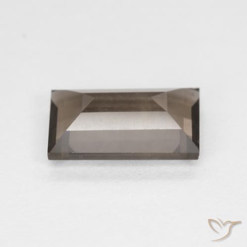 Quartzo Fumê Hickory Brown Natural 1.44ct, baguete, VVS