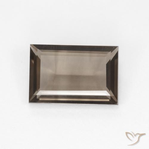 1.43ct Natural Marrom claro Quartzo Fumê, baguete, VVS