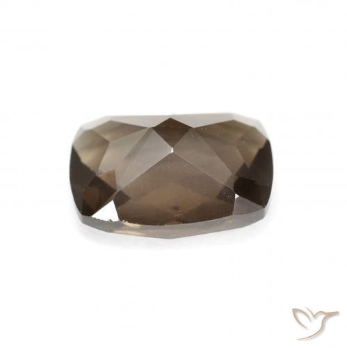 Quartzo Fumê Hickory Brown Natural 1.89ct, Almofada, VVS