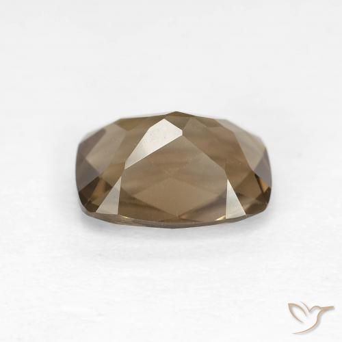 Quartzo Fumê Marrom Quente Natural 1.75ct, Almofada, VVS