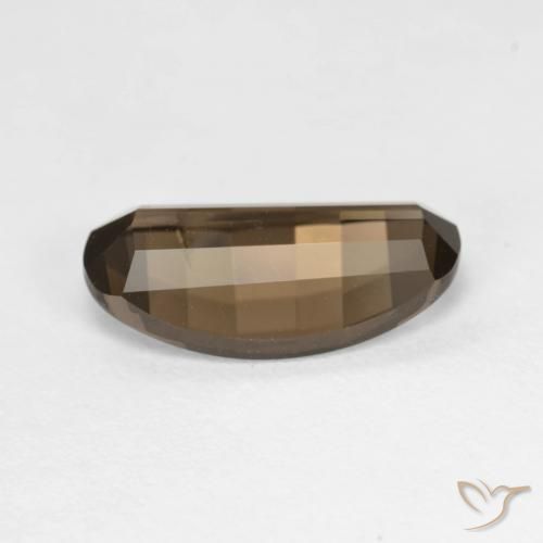 Quartzo Fumê Marrom claro Natural 2.73ct, oval, VVS