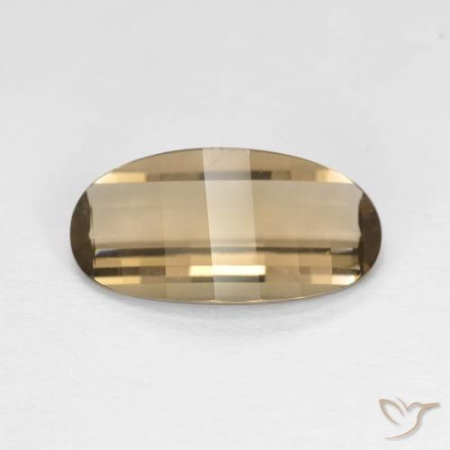 2.42ct Natural Moca claro Quartzo Fumê, oval, VVS