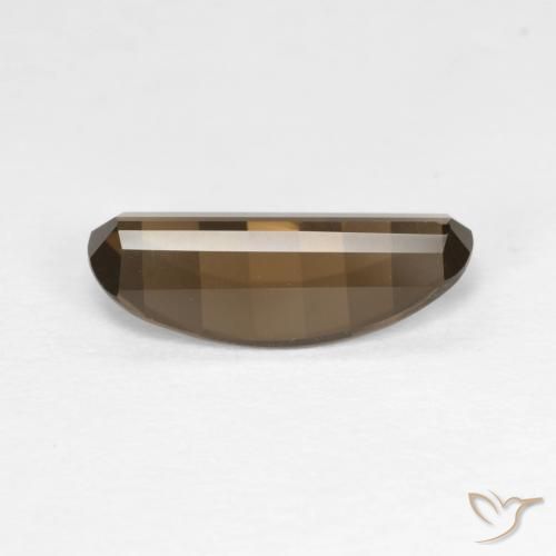 Quartzo Fumê Moca claro Natural 2.06ct, oval, VVS