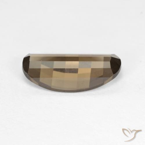 Quartzo Fumê Moca claro Natural 2.28ct, oval, VVS