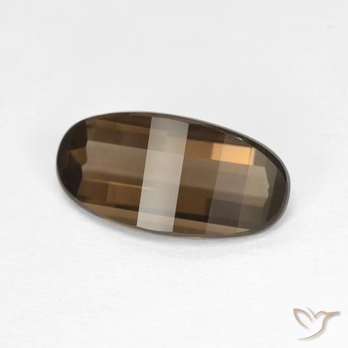 2.78ct Natural Chocolate marrom Quartzo Fumê, oval, VVS