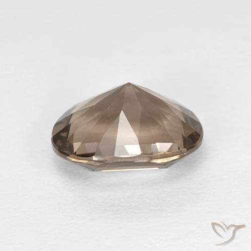 Quartzo Fumê Moca claro Natural 2.51ct, oval, VVS