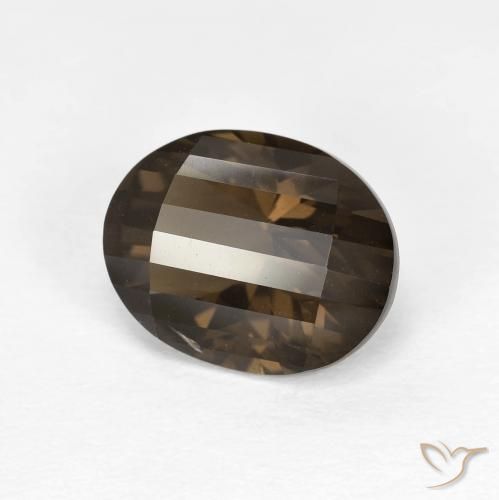 2.54ct Natural Castanho médio Quartzo Fumê, oval, VVS