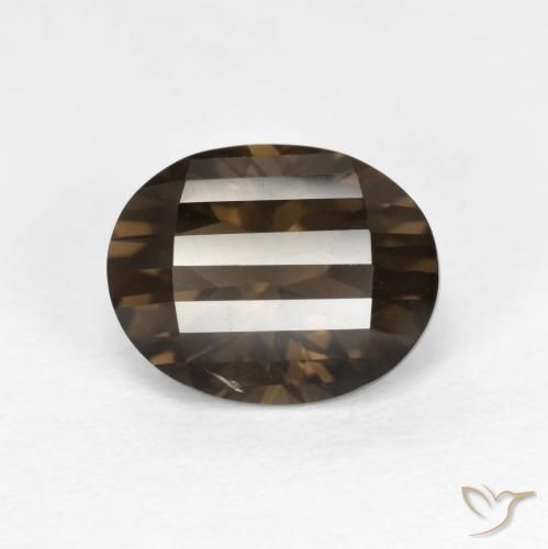 Quartzo Fumê Castanho médio Natural 2.54ct, oval, VVS