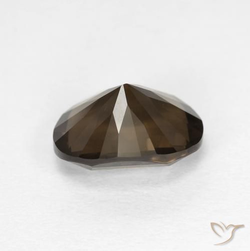 Quartzo Fumê Castanho médio Natural 2.54ct, oval, VVS