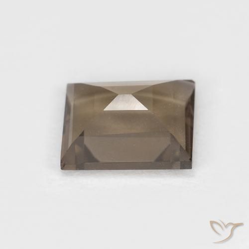 Quartzo Fumê Medium Light-Brown Natural 0.87ct, baguete, VVS