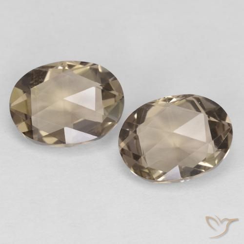 2.25ctw Natural madeira marrom Quartzo Fumê, oval, VVS