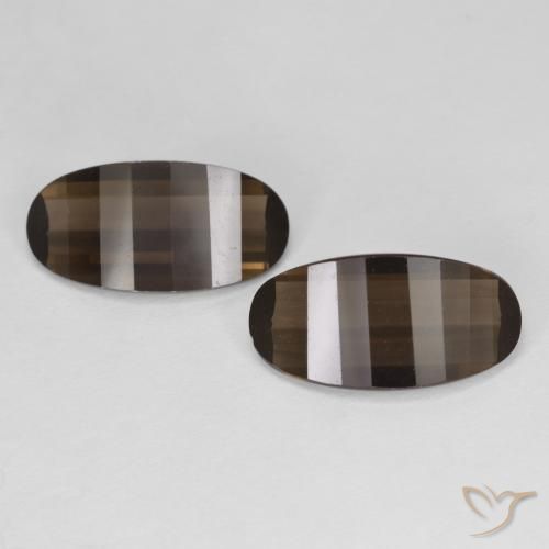 4.94ctw Natural Hickory Brown Quartzo Fumê, oval, VVS