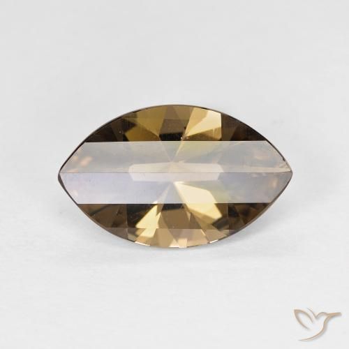 Quartzo Fumê Café Marrom Claro Natural 2.49ct, Marquesa, VVS