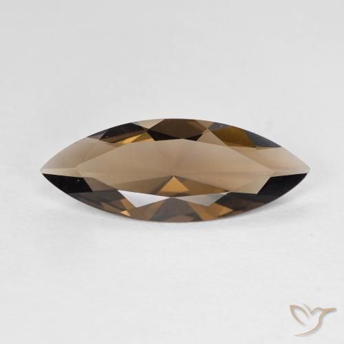2.34ct Natural Marrom Quente Quartzo Fumê, Marquesa, VS