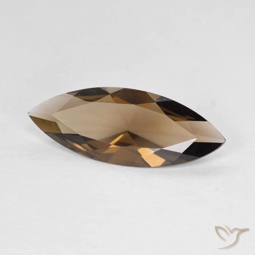 Quartzo Fumê Marrom Quente Natural 2.34ct, Marquesa, VS