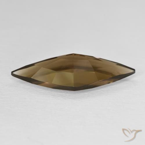Quartzo Fumê Gingerbread Marrom Natural 4.75ct, Chique, VVS