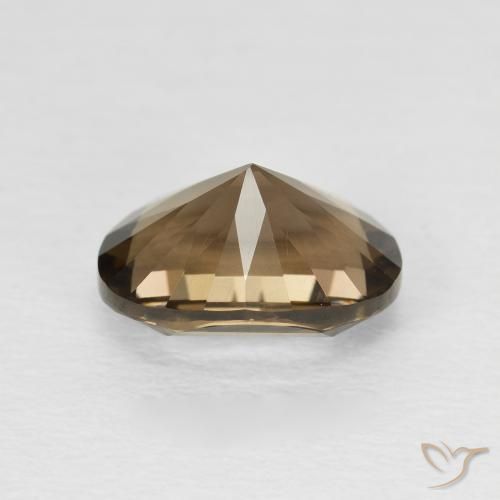 Quartzo Fumê Gingerbread Marrom Natural 2.58ct, oval, VVS-VS