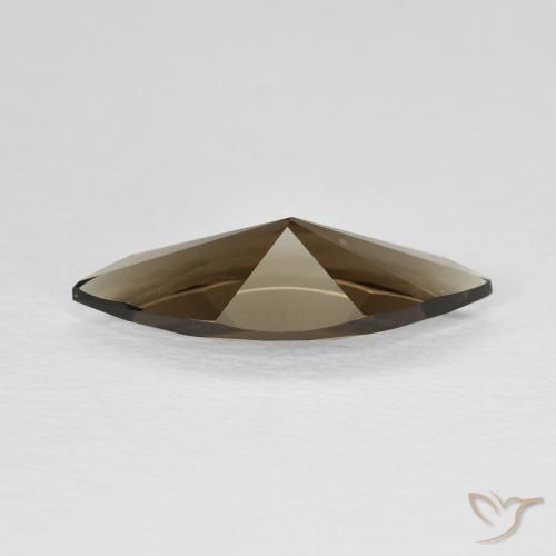 Quartzo Fumê Marrom Quente Natural 2.93ct, Marquesa, VVS