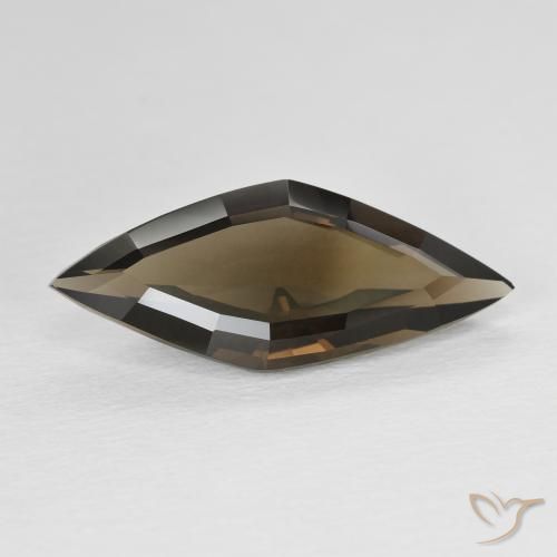 4.99ct Natural Chocolate marrom Quartzo Fumê, Chique, VVS