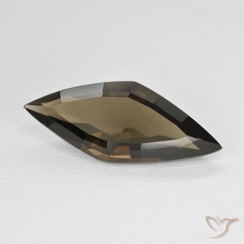 Quartzo Fumê Chocolate marrom Natural 4.99ct, Chique, VVS