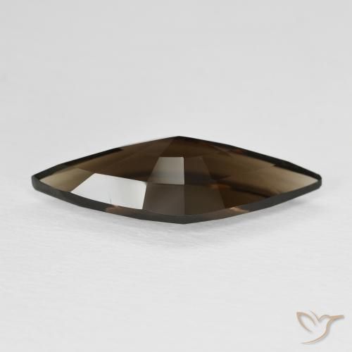 Quartzo Fumê Chocolate marrom Natural 4.99ct, Chique, VVS