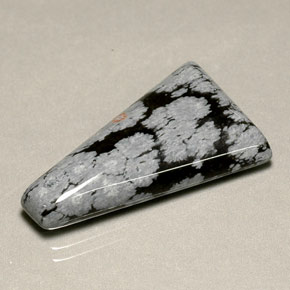 Obsidiana floco de neve multicolorido natural 14,82ct, forma extravagante, opaco
