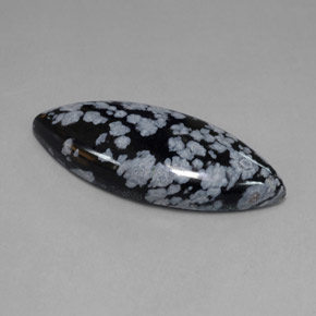 Obsidiana floco de neve multicolorido natural 21,50ct, marquise, opaco