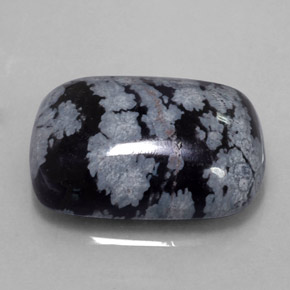 Obsidiana floco de neve multicolorido natural 10,37ct, almofada cortada, opaco