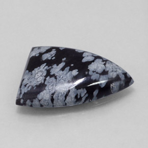 Obsidiana floco de neve multicolorido natural 9,17ct, forma extravagante, opaco