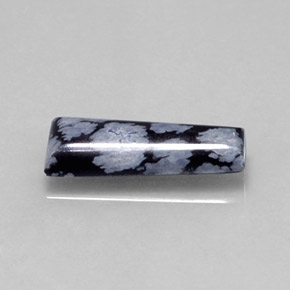 Obsidiana Floco de Neve Floco de neve Natural 3.20ct, Forma extravagante, Opaco