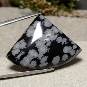 Obsidiana Floco de Neve Multicolorido Natural 40.57ct, Forma extravagante, Opaco