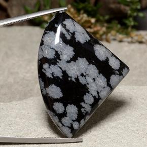 Obsidiana Floco de Neve Multicolorido Natural 40.57ct, Forma extravagante, Opaco