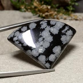 Obsidiana Floco de Neve Multicolorido Natural 40.57ct, Forma extravagante, Opaco