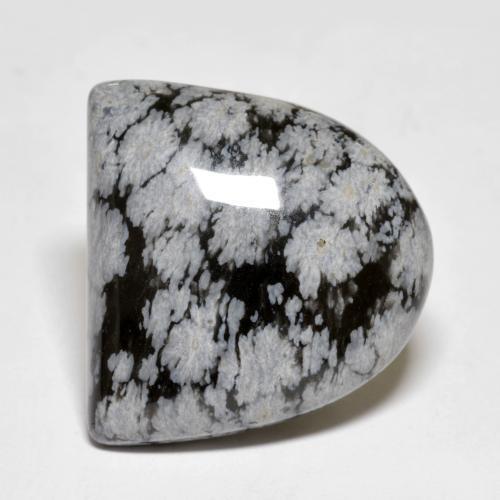 Obsidiana floco de neve multicolorido natural 22,24ct, forma extravagante, opaco