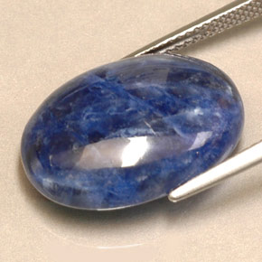 Sodalita Violeta Azul Natural 11.49ct, Corte Oval, Opaco