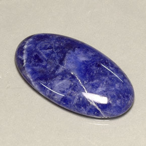 Sodalita Violeta Azul Natural 24.08ct, Corte Oval, Opaco