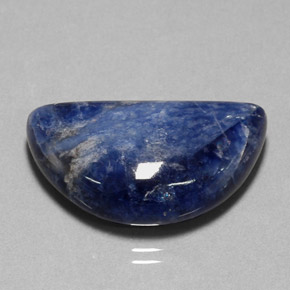 Sodalita Violeta Azul Natural 21.26ct, Forma extravagante, Opaco