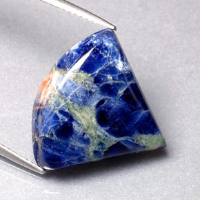 Sodalita azul natural 10,30ct, forma extravagante, opaco
