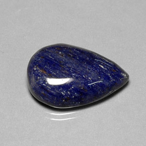 Sodalita azul natural 16,14ct, formato de pêra, opaco