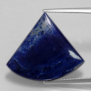 Sodalita Violeta Azul Natural 8.50ct, Forma extravagante, Opaco