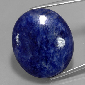 Sodalita Violeta Azul Natural 42.99ct, Corte Oval, Opaco