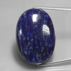 Sodalita Azul-marinho Natural 80.10ct, Corte Oval, Opaco