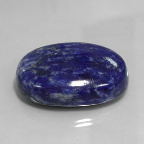 Sodalita Azul-marinho Natural 80.10ct, Corte Oval, Opaco