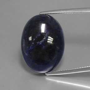Sodalita Violeta Azul Natural 13.17ct, Corte Oval, Opaco