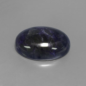 Sodalita Violeta Azul Natural 13.17ct, Corte Oval, Opaco
