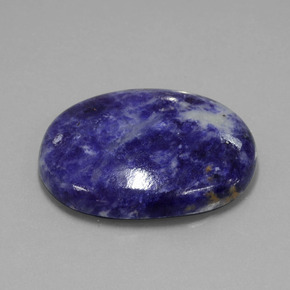 Sodalita Violeta Azul Natural 40.03ct, Corte Oval, Opaco