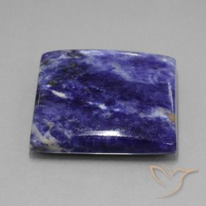Sodalita Azul-marinho Natural 78.48ct, Quadrado, Opaco
