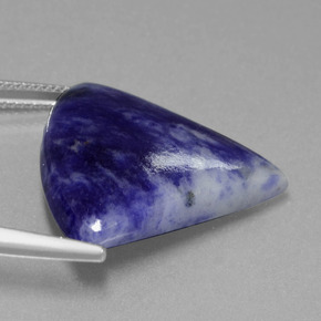 Sodalita azul natural 18,39ct, forma extravagante, opaco